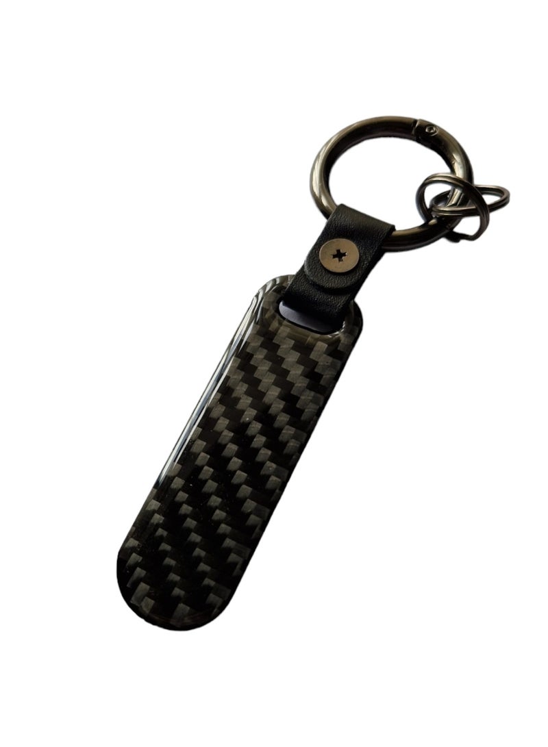 Carbon Fibre Key Ring for BMW Accessories M Stripes Gift Keychain - Image 4