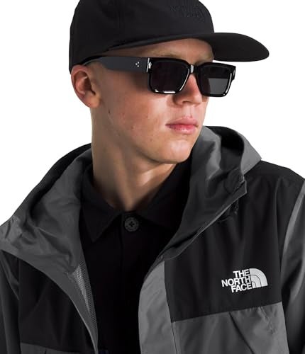 THE NORTH FACE جاكيت أنطورا المقاوم للماء للرجال من ذا نورث فيس (مقاسات عادية وكبيرة) | معطف مطري مقاوم للرياح وماء، غطاء رأس قابل للتعديل 3 قطع، لؤلؤي مدخن/أسود TNF-NPF، كبير - Image 5