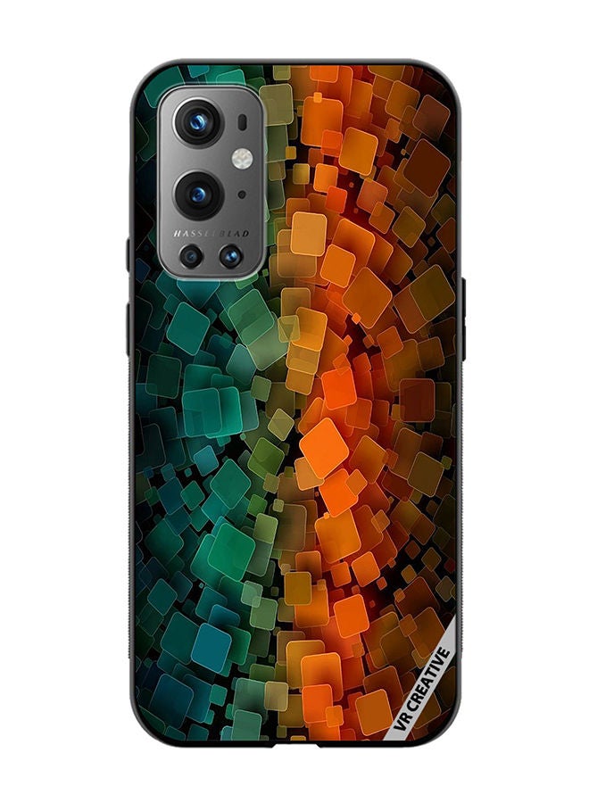 VR CREATIVE Protective Case Cover For OnePlus 9 Pro Abstract Design Multicolour - Image 1