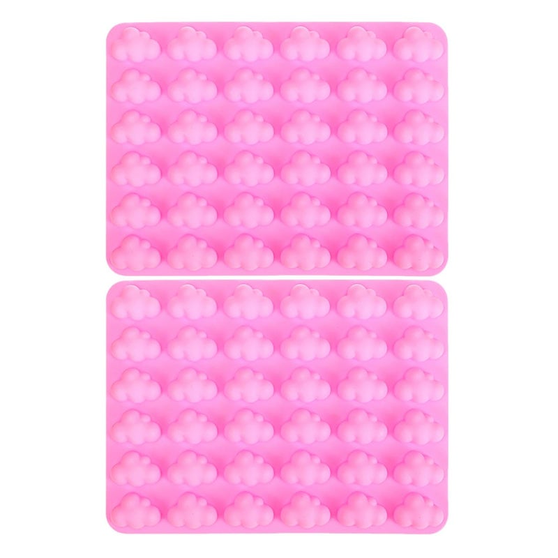 2pcs Small Cloud Silicone Mold Food Grade Non Stick For Chocolate Candy Jelly Baking - Image 2