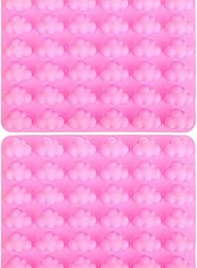 2pcs Small Cloud Silicone Mold Food Grade Non Stick For Chocolate Candy Jelly Baking - Image 1