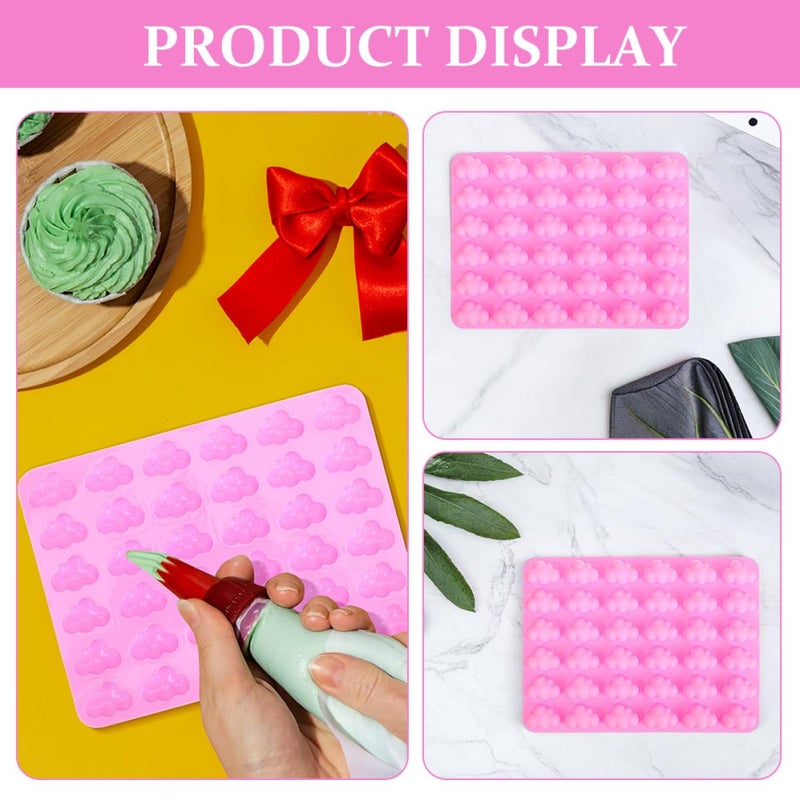 2pcs Small Cloud Silicone Mold Food Grade Non Stick For Chocolate Candy Jelly Baking - Image 4