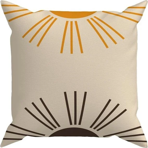 Evdeki Çarşı Evik Abstract 4-Piece Throw Pillow Case DS91