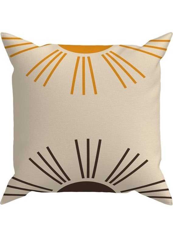 Evdeki Çarşı Evik Abstract 4-Piece Throw Pillow Case DS91  - Image 4