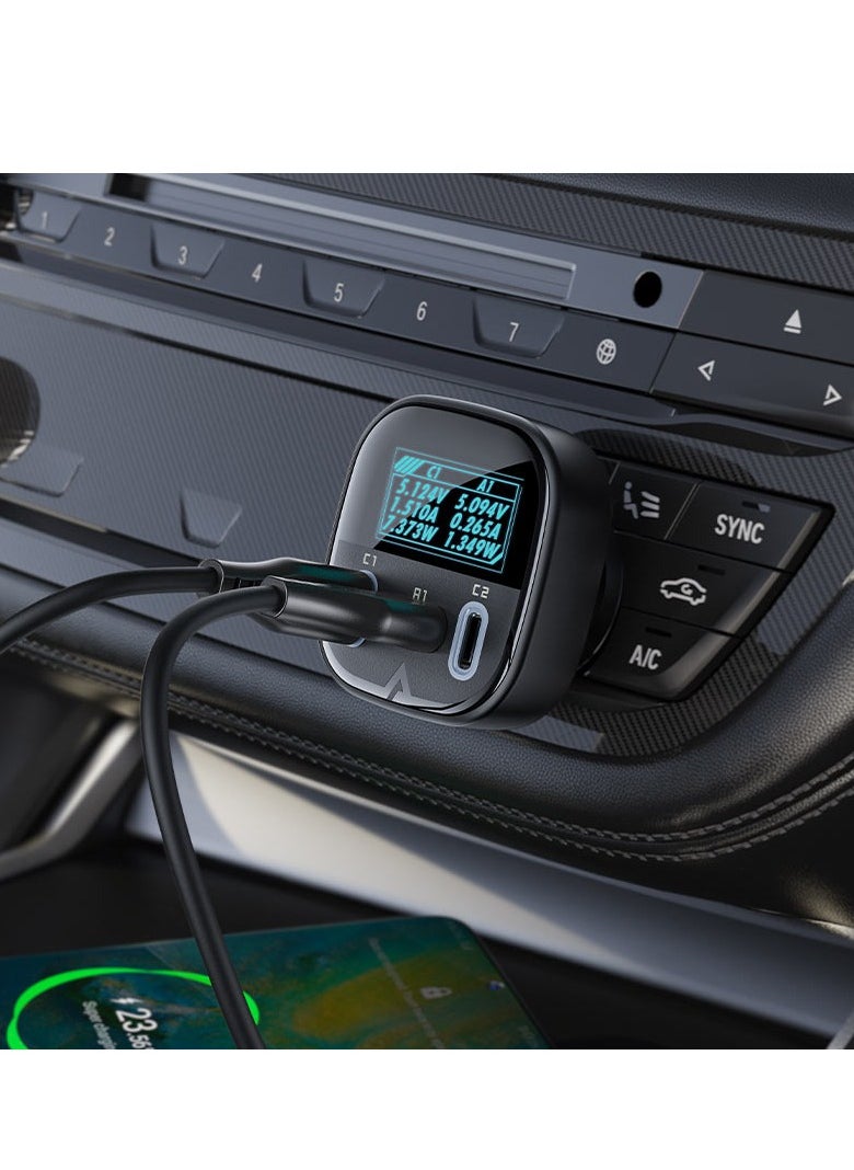 Fast Charge Car Charger B5 - 101W (2x USB-C + USB-A)
