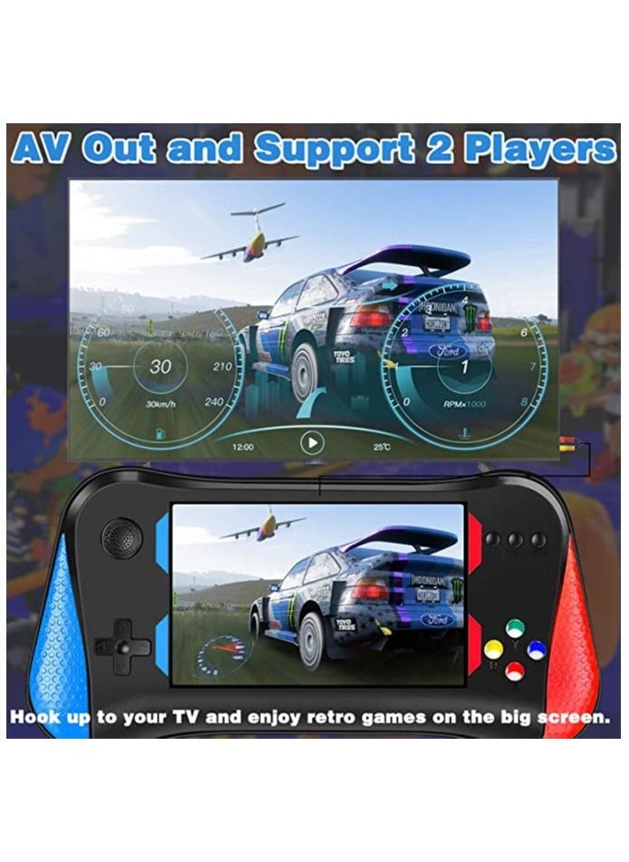 XiuWoo X7M Classic Handheld Game Console for Kids Retro Mini Game Console with 500 Classic Games Support TV Connection & Two Players for Kids  - Image 5