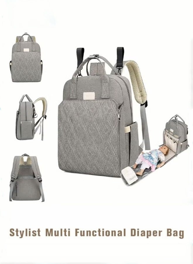 متعددة الوظائف حقيبة حفاضات الطفل ، مع المألوف تغيير الجدول ، هو المثل الأعلى للمرأة الحامل حقيبة الأم - Image 1