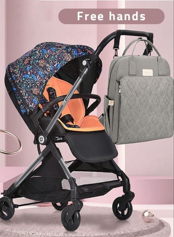 متعددة الوظائف حقيبة حفاضات الطفل ، مع المألوف تغيير الجدول ، هو المثل الأعلى للمرأة الحامل حقيبة الأم - Image 3