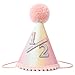 FUTNH Half Birthday Rainbow Hat COSTUME HEADWEAR Hat Rainbow Birthday Celebration For Baby Childrens Mini Size Hand Wash Only - Image 3