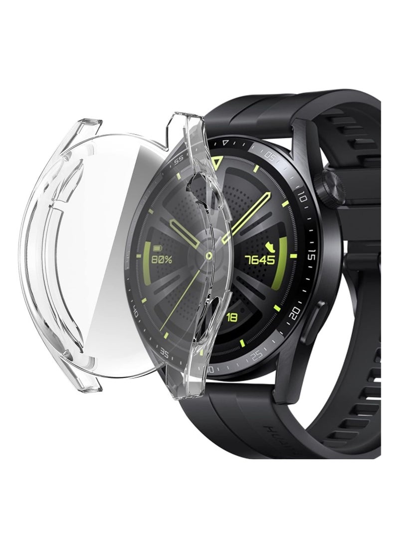 Case For Huawei Watch GT 3 42mm Ultra-thin HD Soft TPU Screen Protector Bumper Protective Shell Shockproof All-Around Protective Case Cover - Image 1