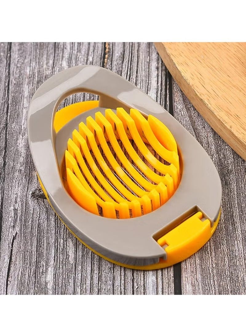 Egg Slicer for Hard Boiled Eggs, Egg Cutter Strawberry Slicer, Heavy Duty Stainless Steel Wire Egg Cutter for Hard Boiled Eggs/Soft Fruits/Butter/Mushroom - Image 2