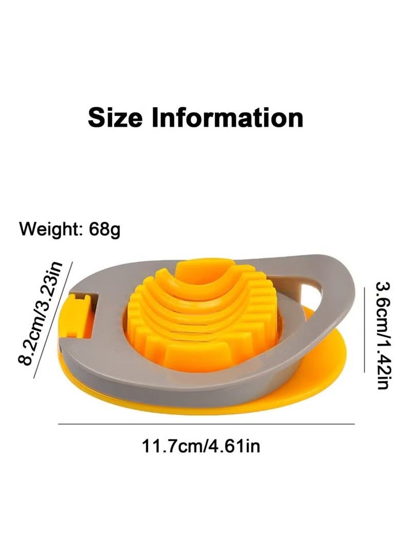 Egg Slicer for Hard Boiled Eggs, Egg Cutter Strawberry Slicer, Heavy Duty Stainless Steel Wire Egg Cutter for Hard Boiled Eggs/Soft Fruits/Butter/Mushroom - Image 5