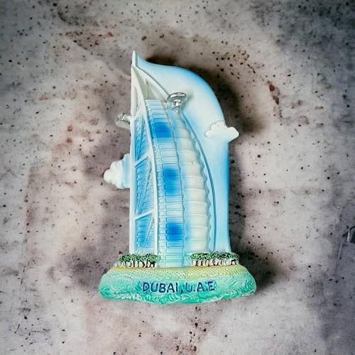 Moira 3D Resin Magnet for Fridge Decoration Travel Souvenir Dubai Burj Al Arab - Image 4