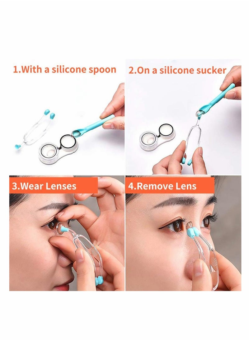 Generic 4 pcs Hard Contact Lens Remover RGP Plunger for Soft Hard Lenses  - Image 4