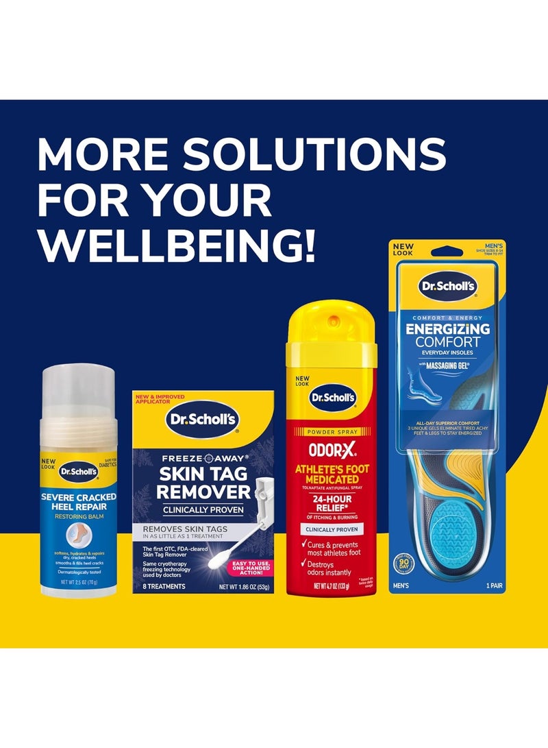 Dr. Scholl's OdorX Ultra Odor-Fighting Foot Spray Powder, Sweat & Odor Control, 4.7oz - Image 4