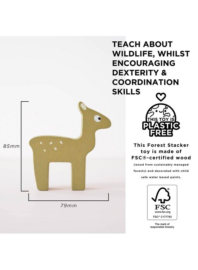Le Toy Van Wooden Petilou Forest Stacker Puzzle & Bag Educational Balancing Activities Toy ; Great Gift For Kids And Toddlers ; Suitable For Age 18+ Months Old  - Image 5