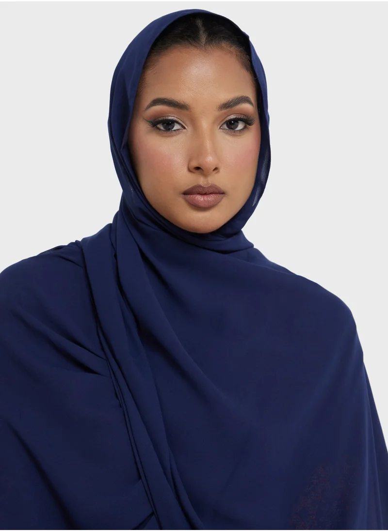 hayas closet Embroidered Flared Sleeve Abaya