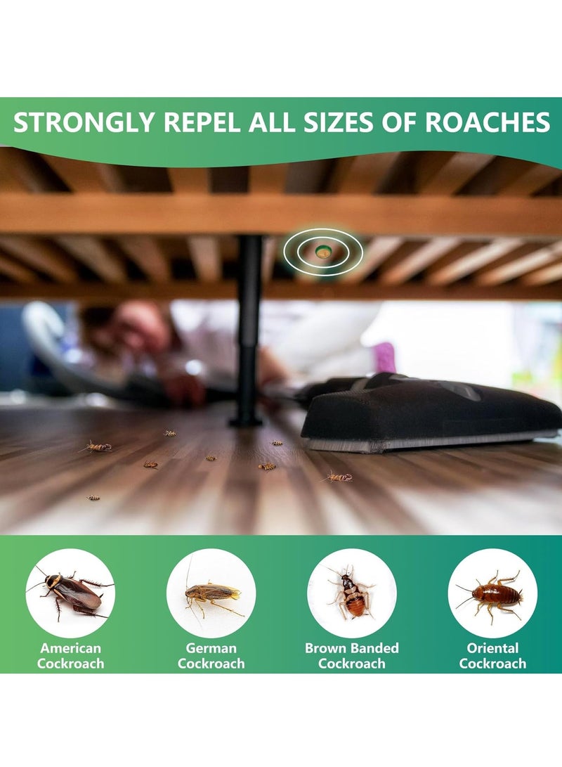 Generic NALACAL Roach Bait Stations, Natural Cockroach Repellent, Roach Traps Indoor/Outdoor Use, Roach Killer Indoor Infestation for Small  Large Roaches, Non-Toxic, Long Lasting Protection (12 PCS)  - Image 2