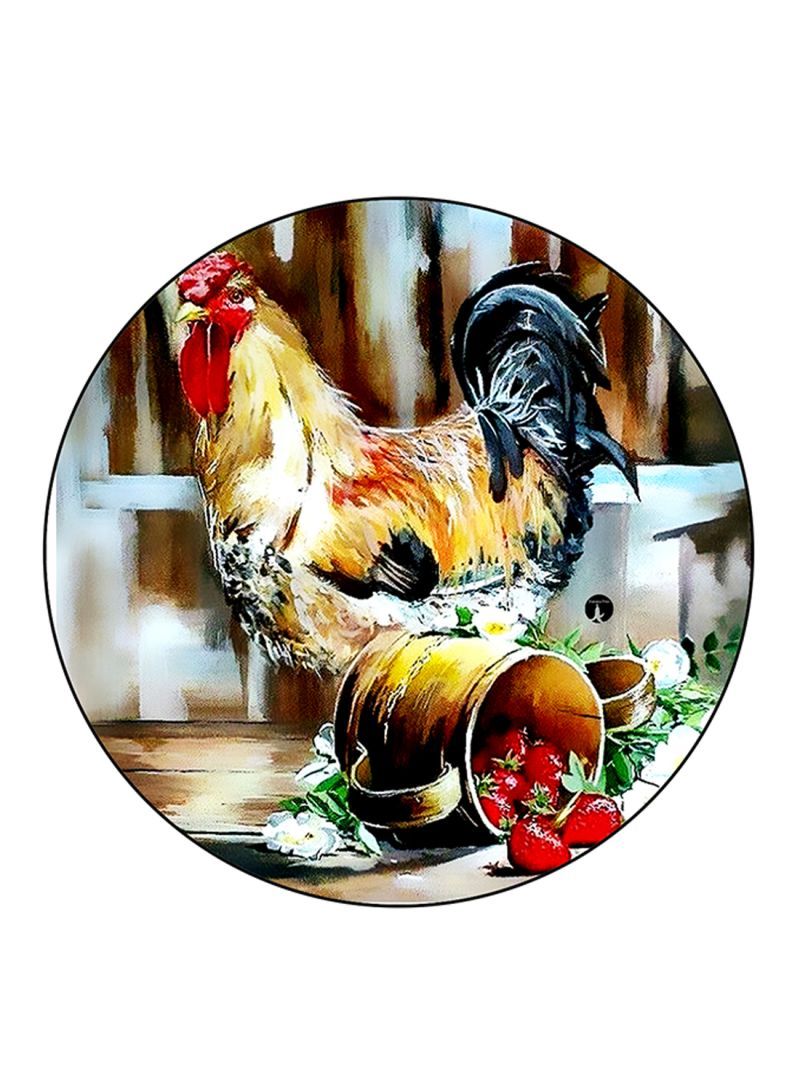 RKN Rooster Printed Fridge Magnet Multicolour - Image 2