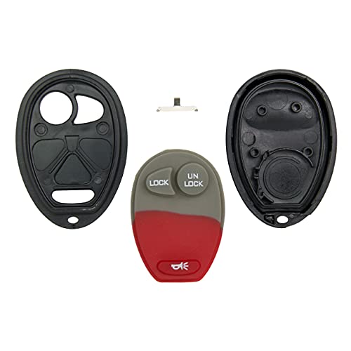 Keyless2Go Replacement for New Shell Case and 3 Button Pad for Remote Key Fob with FCC L2C0007T - Shell ONLY - Image 1