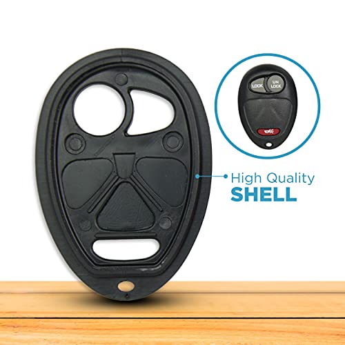 Keyless2Go Replacement for New Shell Case and 3 Button Pad for Remote Key Fob with FCC L2C0007T - Shell ONLY - Image 5