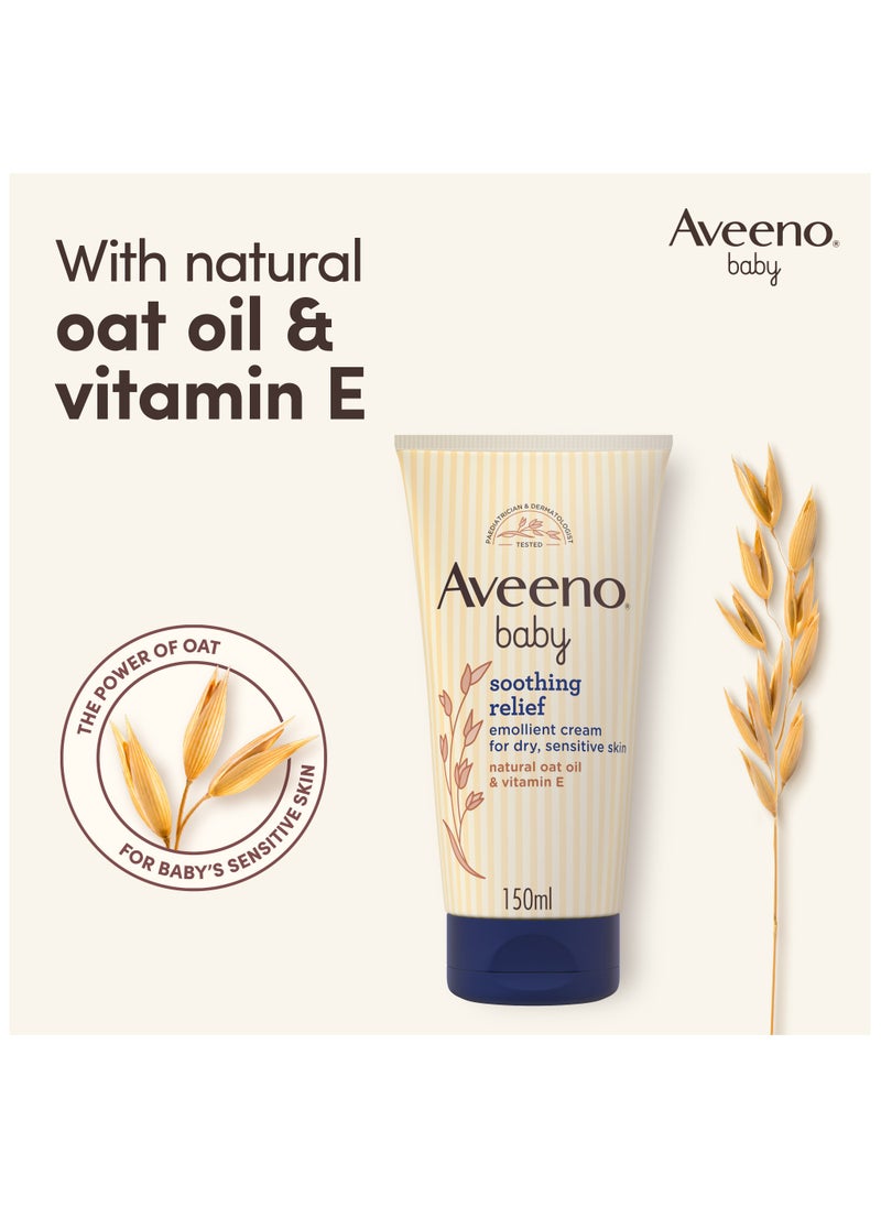 Aveeno Baby Soothing Relief Emollient Cream  - Image 3