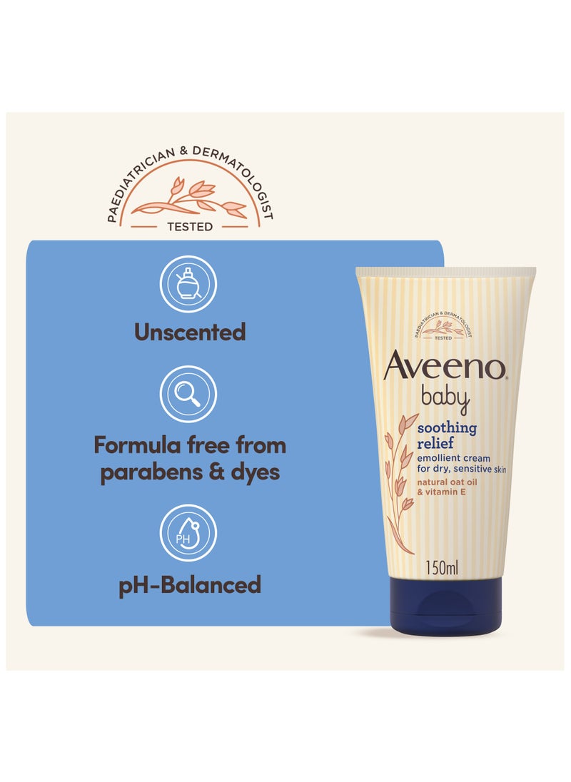 Aveeno Baby Soothing Relief Emollient Cream  - Image 5