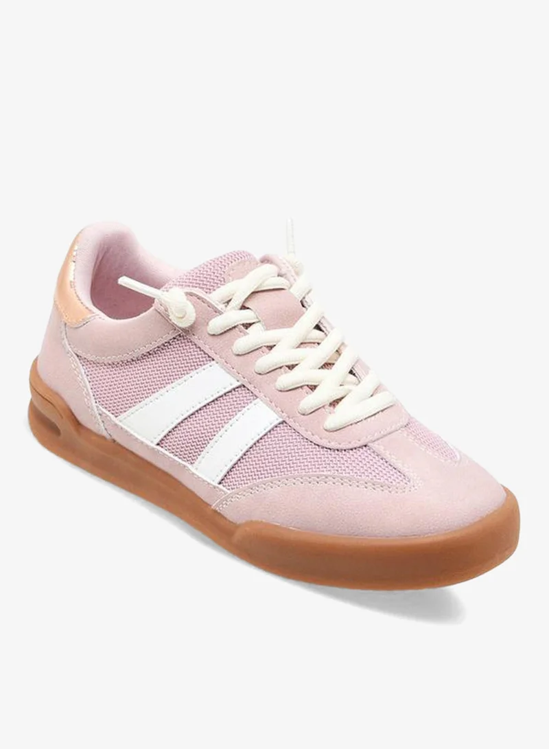 ليتل ميسي Girls Lace-Up Ankle Sneakers