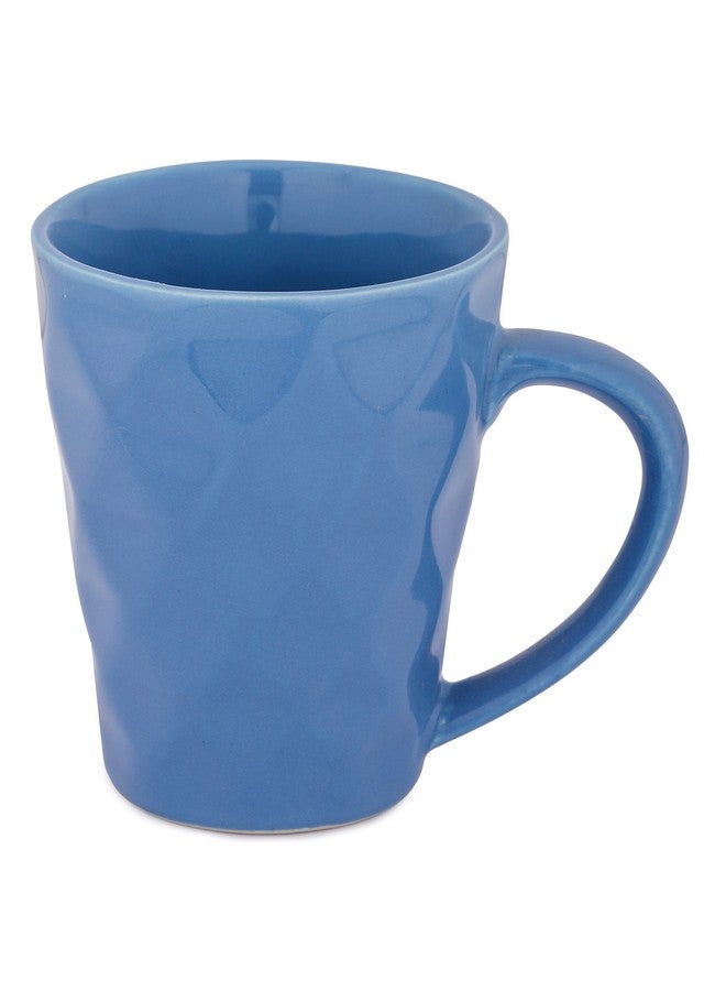 Anwaliya Matcha Series Ceramic Coffee Mug Set of 4 (300ml) Handcrafted Design Tea Cups Stackable, Chip Resistant, Large Serving Green Tea Cups, Diamond (Color May Vary) - Image 5