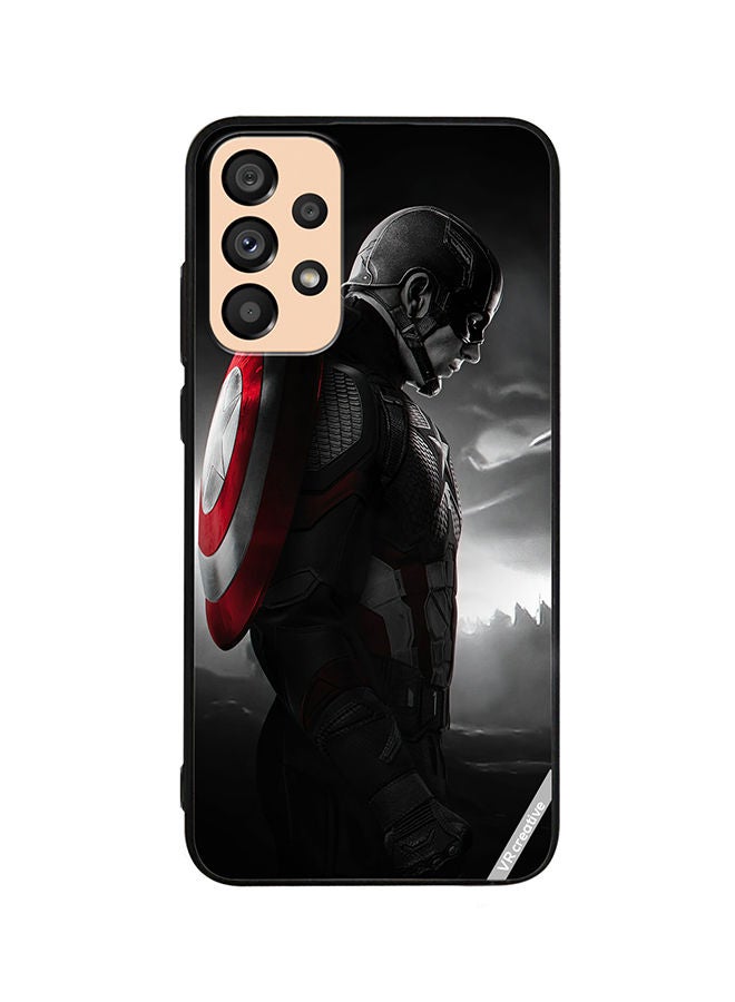 VR CREATIVE Protective Case Cover For Samsung Galaxy A53 5G Captain America Design Multicolour - Image 1