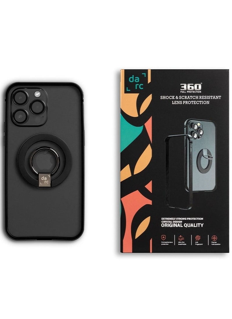 darc iPhone 14 Pro Max 3-in-1 Frame + Camera Protection + MagSafe Grip Black  - Image 2