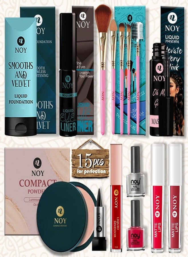 NOY Makeup Combo Kit For Women Full Set For Radiant Glow & Flawless Finish - Image 2