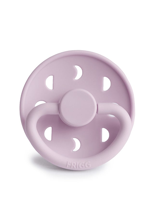 FRIGG Moon Phase Silicone Baby Pacifier 6-18M 1-Pack Soft Lilac - Size 2 - Image 1