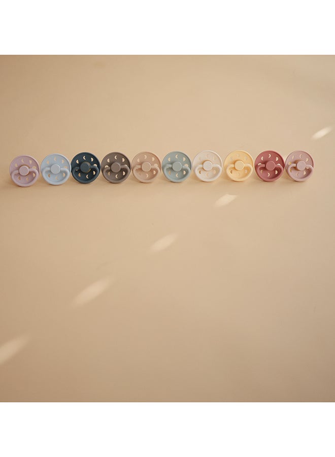 FRIGG Moon Phase Silicone Baby Pacifier 6-18M 1-Pack Soft Lilac - Size 2 - Image 5