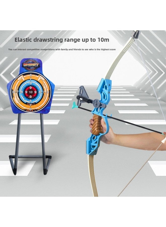 Special For Children's Bow And Arrow Toys Outdoor Shooting Folding Deformation Archery With Sucker Target Boy Sports Suit-Specifications:Yellow - Image 5