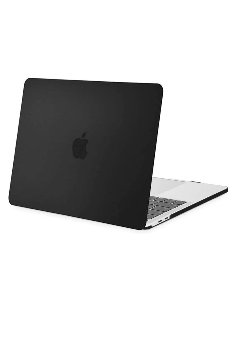 Case - MacBook Pro 13 inch Case 2020-2016 Release A2338 M1 A2289 A2251 A2159 A1989 A1706 A1708 with/without Touch Bar Protective Plastic Hard Shell Case Cover (Black) - Image 1