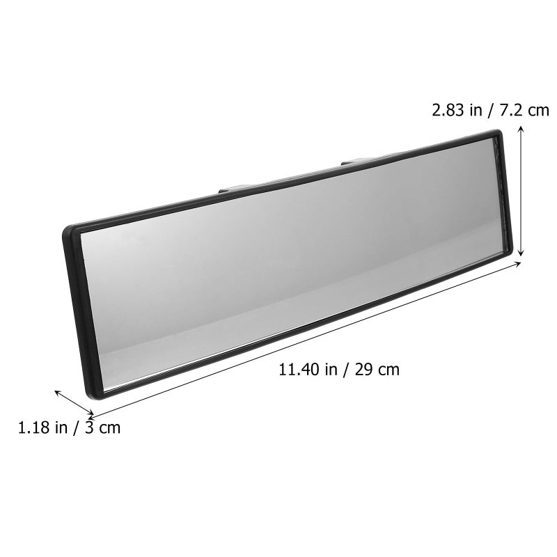 Universal Wide Angle Frameless Car Rear View Mirror Large Field Of View For Blind Spot Reduction - Image 3