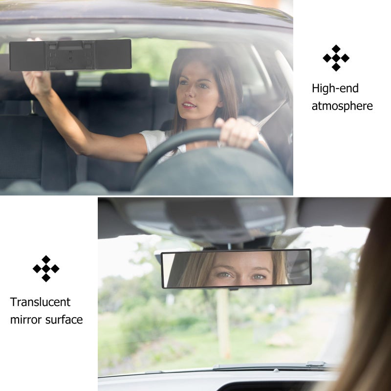 Universal Wide Angle Frameless Car Rear View Mirror Large Field Of View For Blind Spot Reduction - Image 4