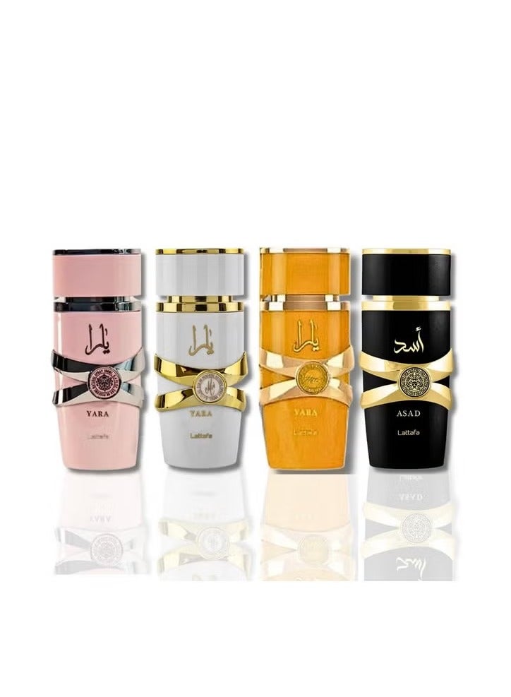 Lattafa Unisex Eau de Parfum Gift Set 4*100ml - Image 2