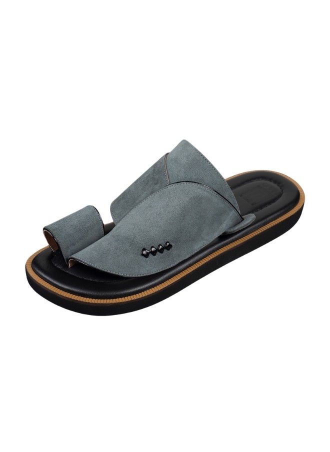 NAD Natural dark gray suede arabic sandals  - Image 1