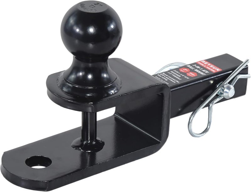REYSUN 864031 3 in 1 ATV/UTV Trailer Hitch Towing Ball Mount with 2 inch Trailer Ball, Fits 1-1/4 inch Hitch Receiver - Image 5