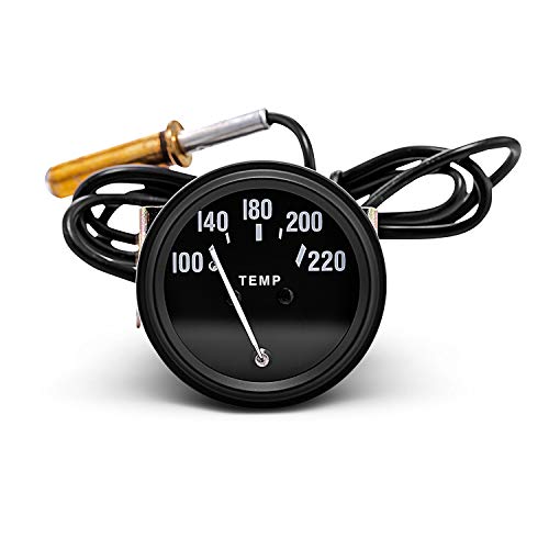 OmixAda 1721005 Engine Coolant Temperature Gauge OE Reference 647886 Fits 19481967 Willys CJ2A CJ3A Jeep CJ3B