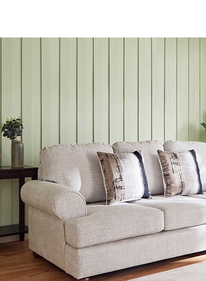 Home Box Donatella 3-Seater Fabric Sofa with 2 Cushions 99x100x220 cm - Image 1