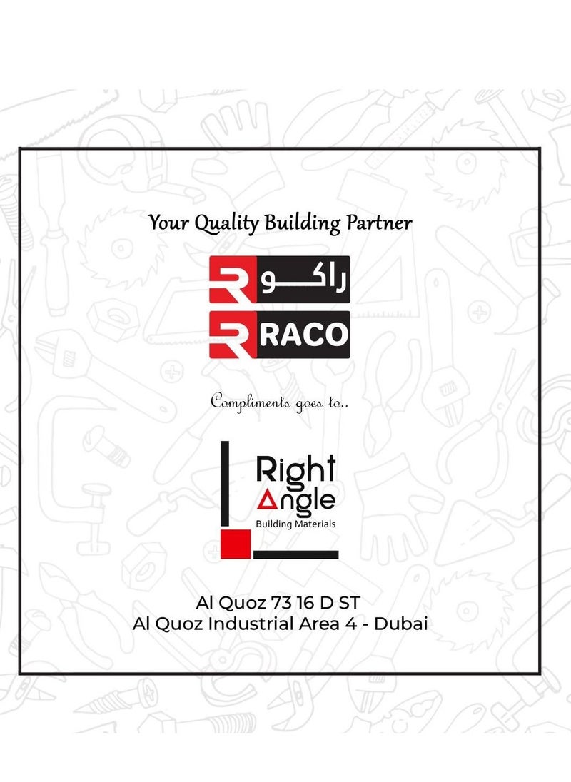 RACO - RACO Industrial Coverall Long Sleeves Pre Shrunk 190 GSM 100 % Twill Cotton XXL - Image 1