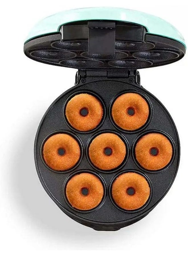 ECVV Mini Donut Maker Machine for Kid-Friendly Breakfast | Snack | Desserts & More with Non-stick Surface | Makes 7 Doughnuts - Image 4