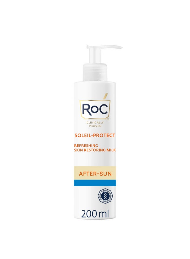 RoC SOLEIL-PROTECT REFRESHING SKIN RESTORING MILK AFTER-SUN 200ML  - Image 4