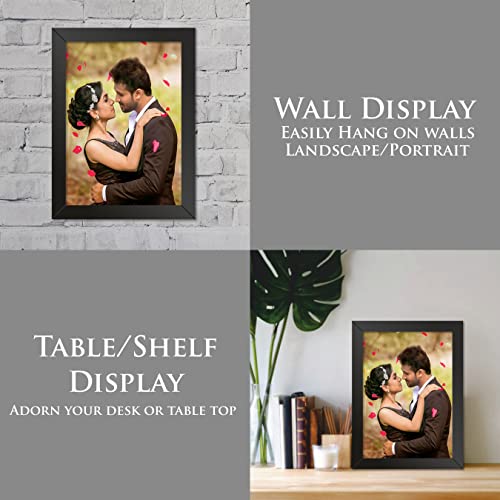 PAPER PLANE DESIGN Wall Photo Frames for living Room, Set of 16 Photo frames (Black) - Image 3