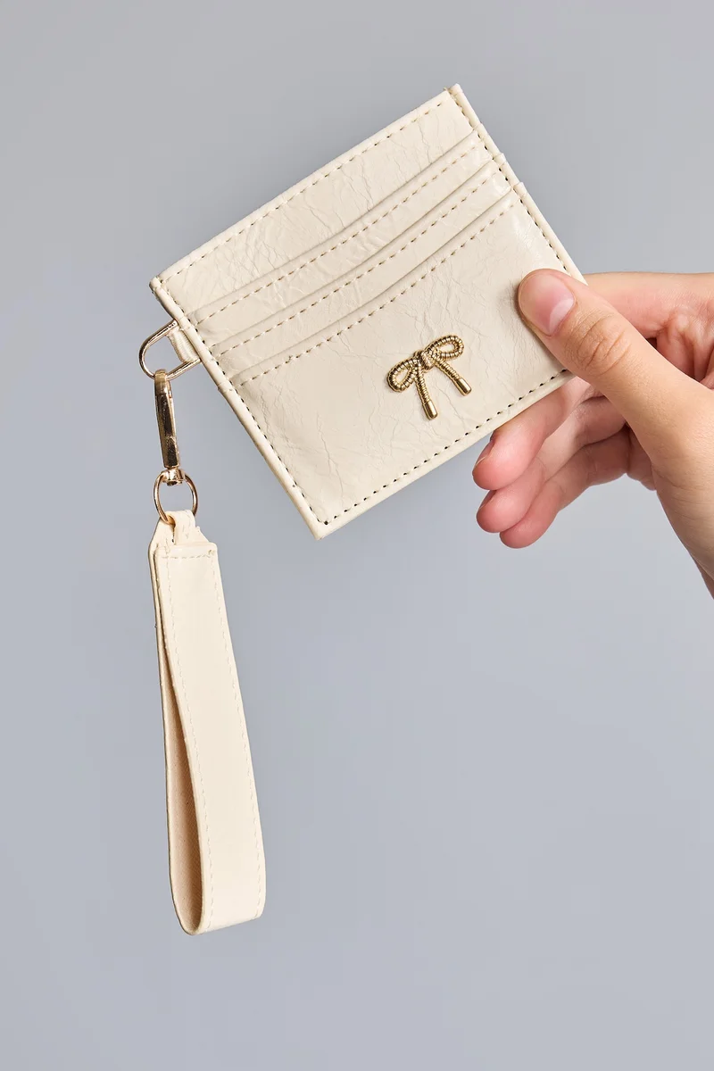 Woman Faux Leather Business Card Wallet