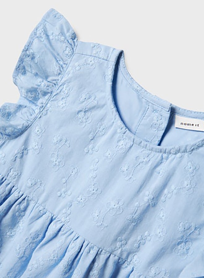 NAME IT Name It Mini Girls Detine Spencer Dress  - Image 4