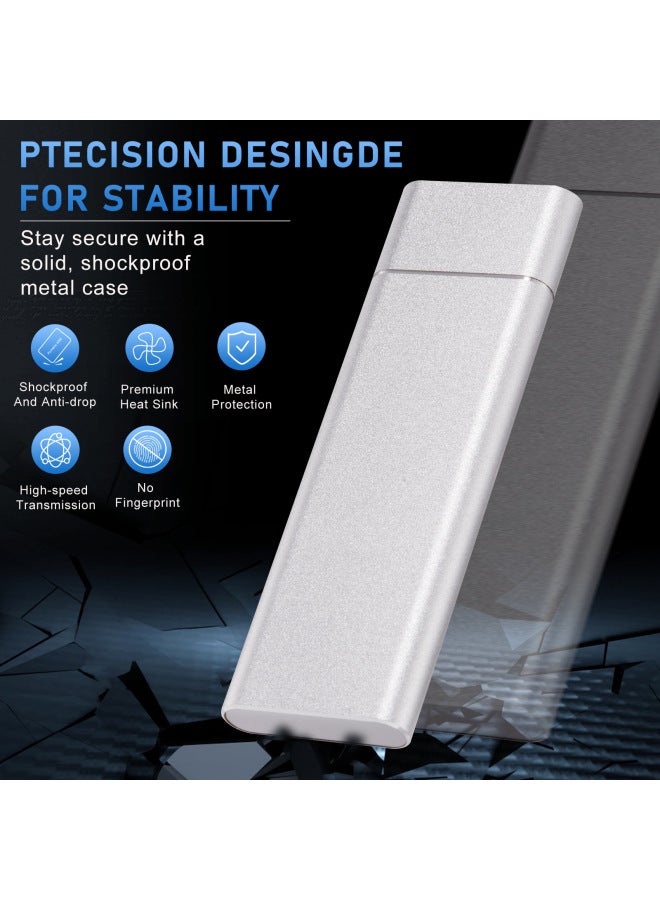 Solid State Mobile Portable Storage Hard Disk USB3.1 /1TB/2TB/ 4TB/8TB/12TB/16TB-Capacity:20TB-Interface:Blue - Image 4